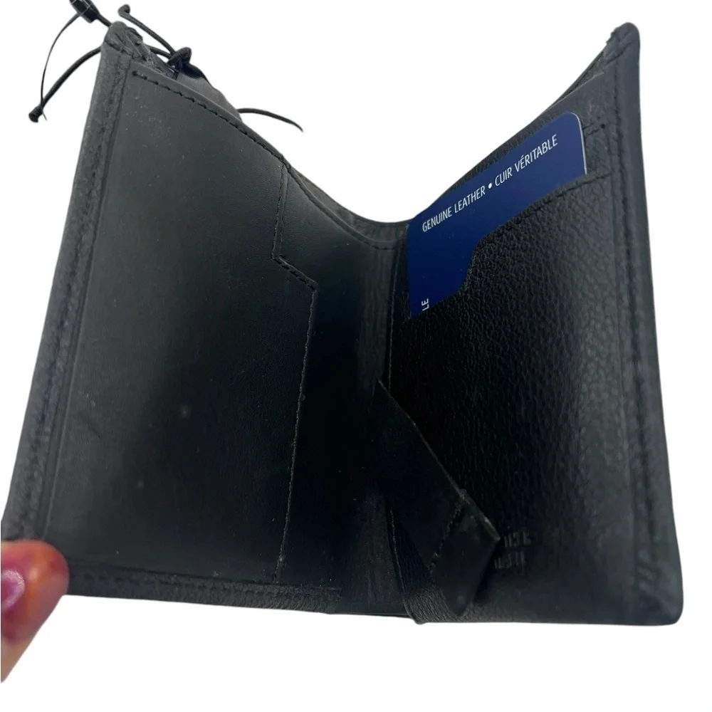 Kangol Men’s Black Genuine Leather Wallet
